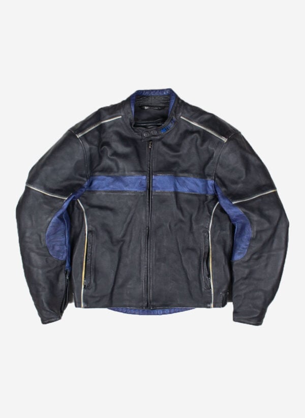 VINTAGE MTECH BIKER LEDERJACKE