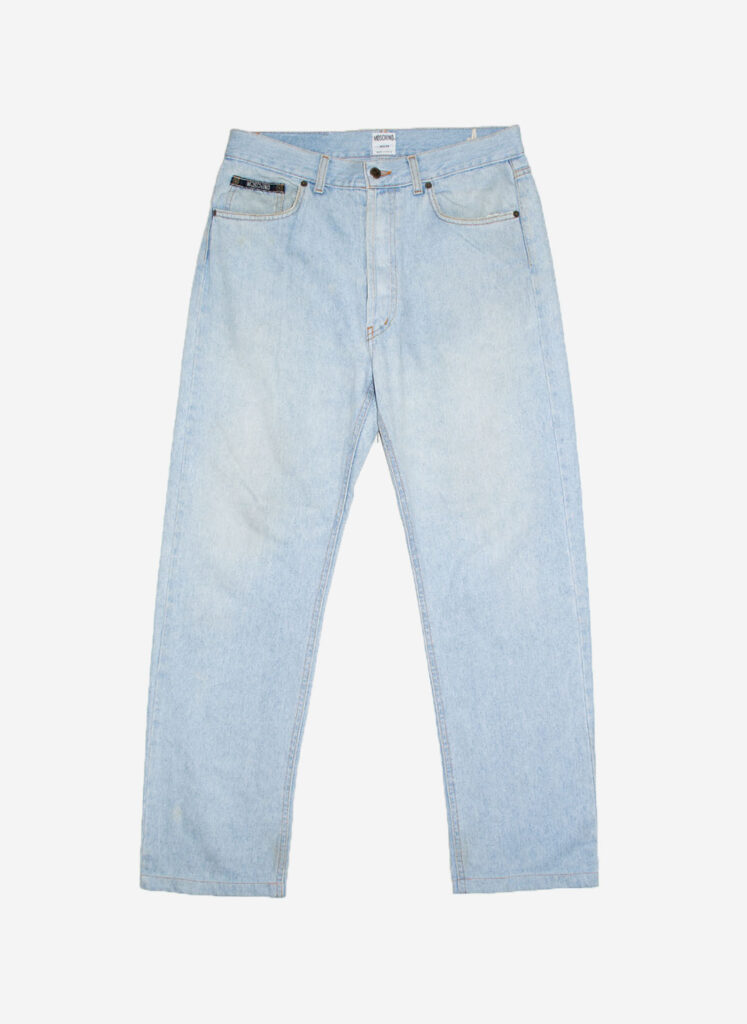 VINTAGE 90s MOSCHINO JEANS HELLBLAU