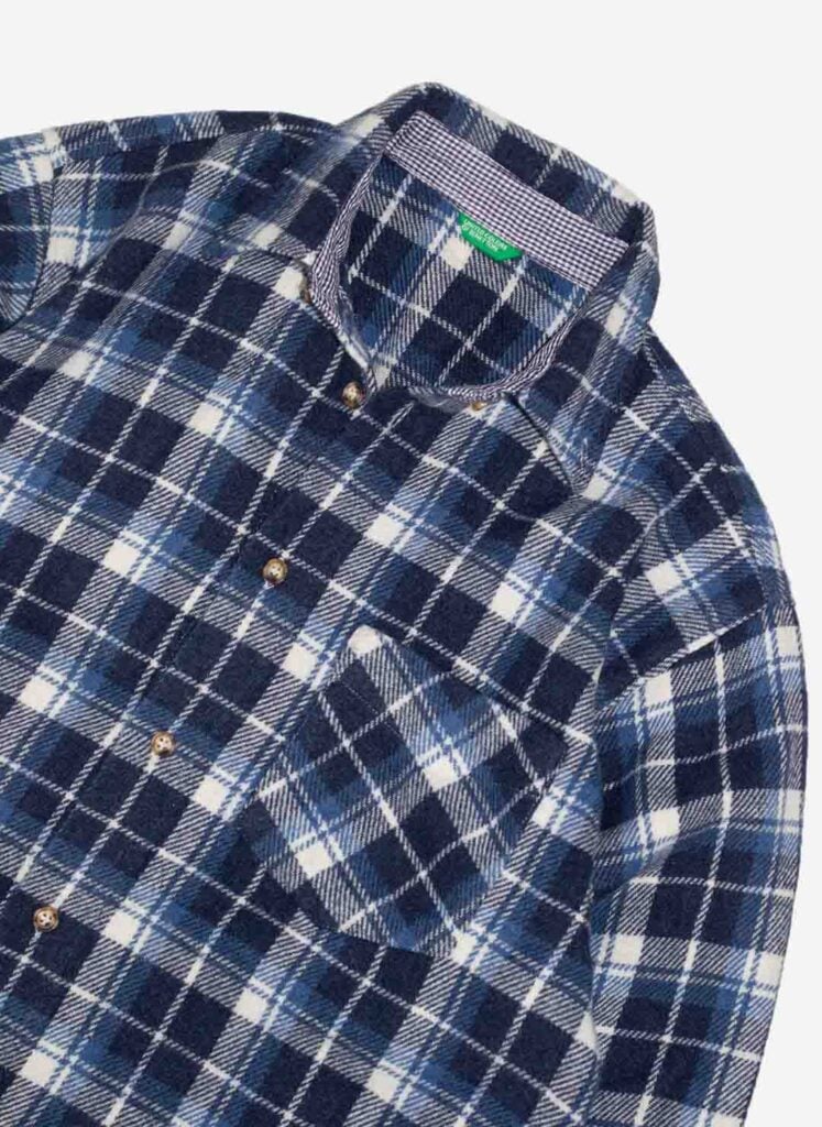 Vintage United Colors of Benetton Flanell