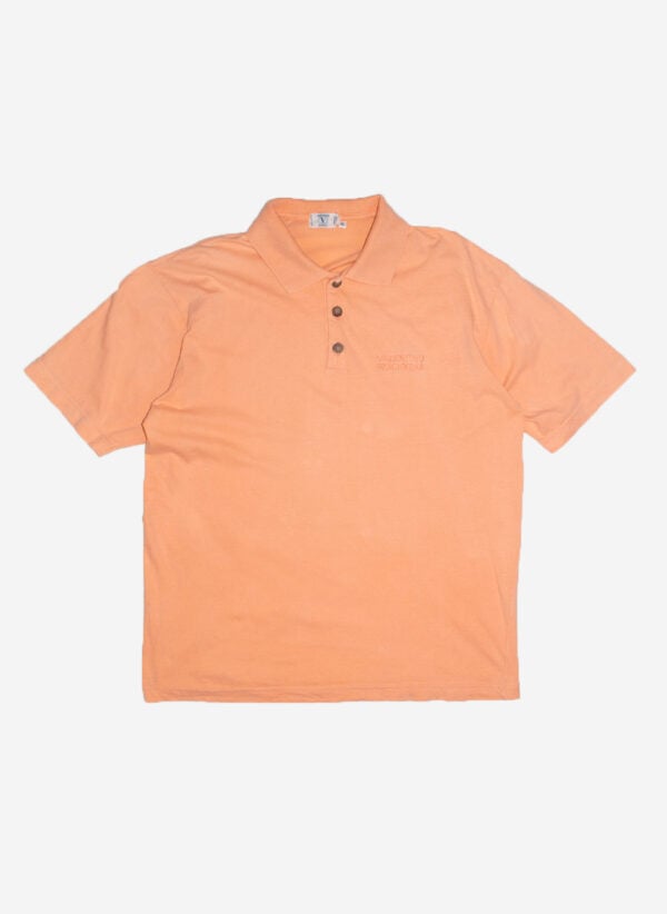 VINTAGE VALENTINO BEACHWEAR POLOSHIRT ORANGE