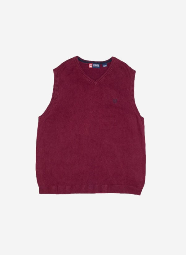 Chaps Knit Vest rot