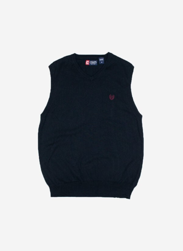 Chaps Knit Vest schwarz