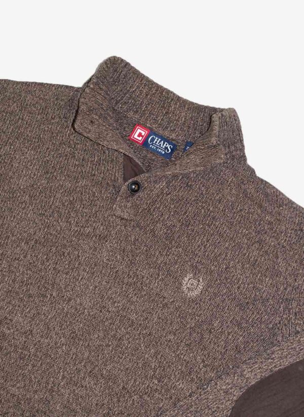 Chaps Knitsweater braun – Bild 2