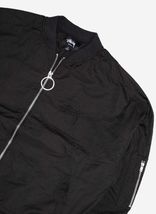 Stüssy Bomberjacke schwarz – Bild 2