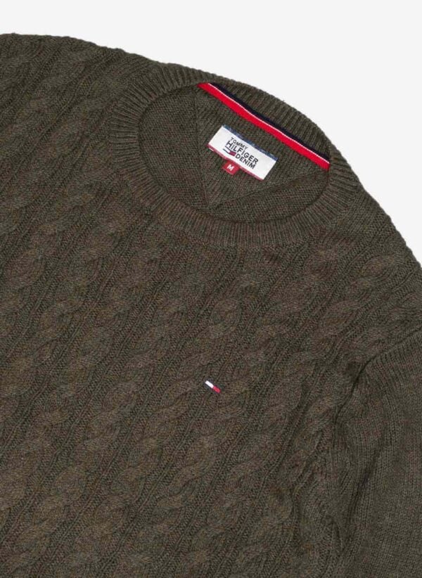 Tommy Hilfiger Knitsweater oliv – Bild 2