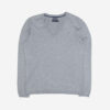 Tommy Hilfiger Pima V-Neck Sweater grau