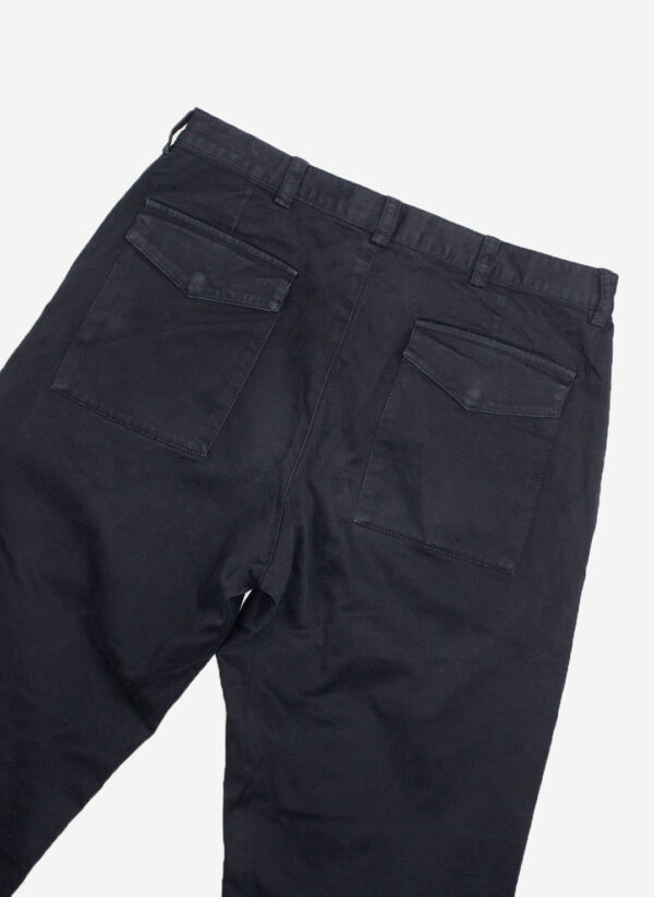 Vintage 80s Emporio Armani Chinohose schwarz – Bild 3