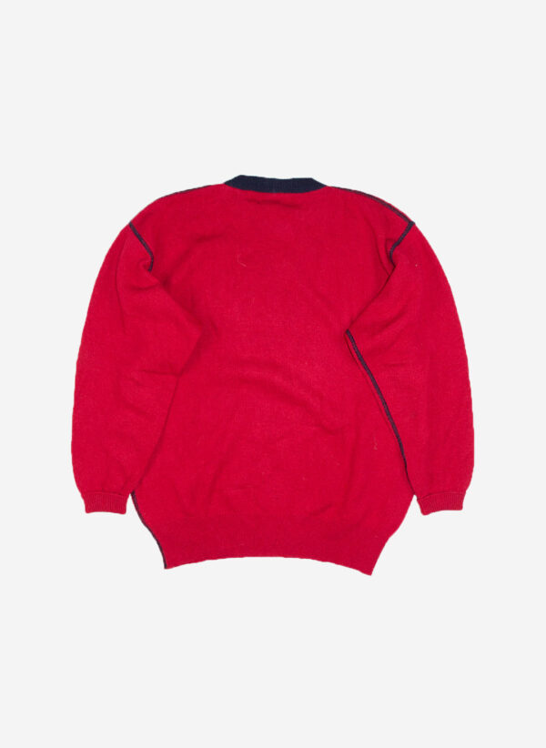 Vintage 80s Iceberg "Three Roses" Wollpullover – Bild 3