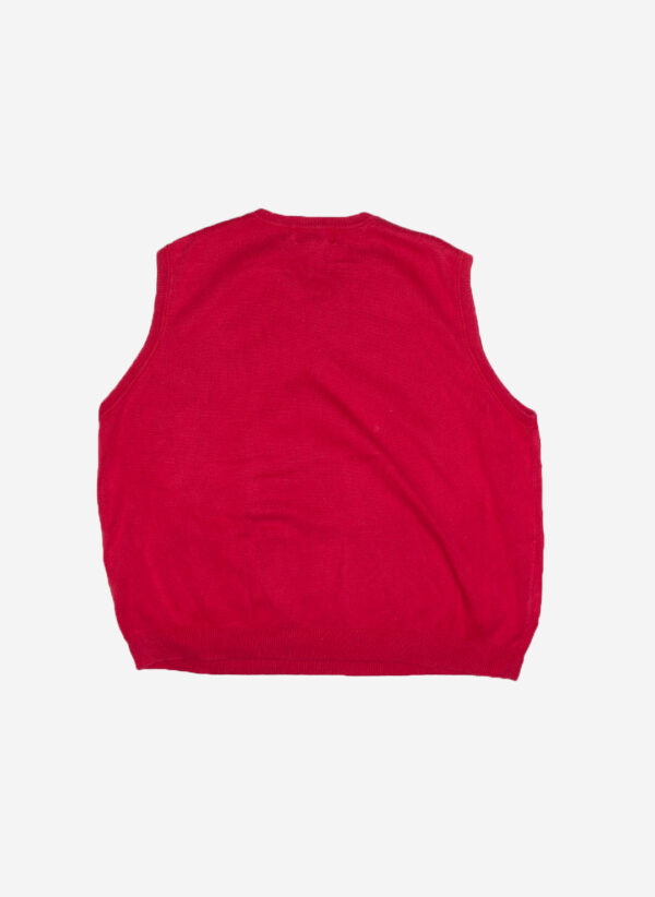 Vintage Chaps Sweater Vest rot – Bild 3