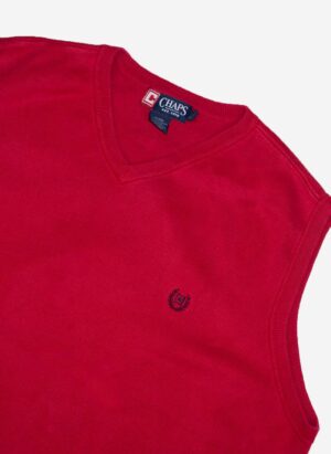 Vintage Chaps Sweater Vest rot