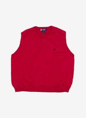 Vintage Chaps Sweater Vest rot