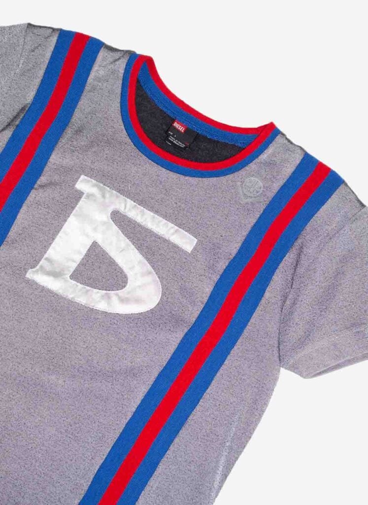 Vintage Diesel T-Shirt grau washed