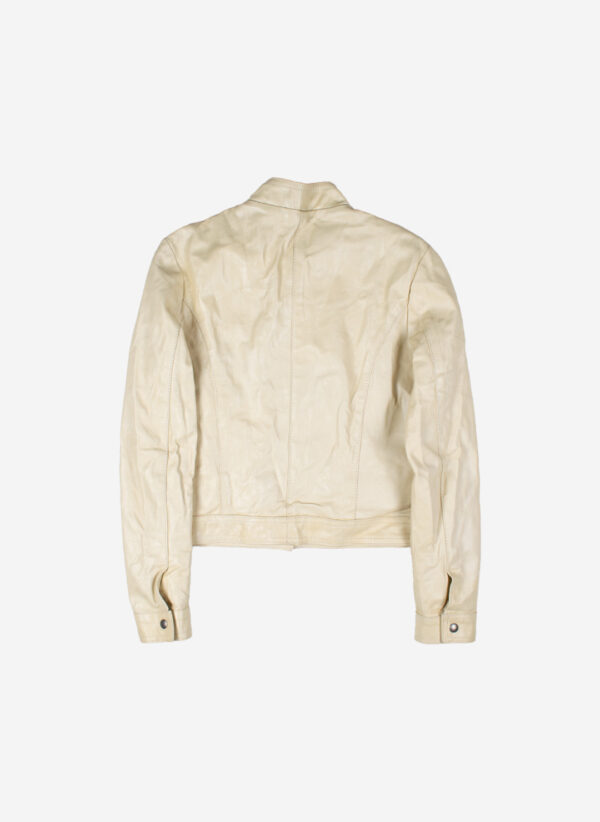 Vintage Imperial women's Lederjacke creme – Bild 3