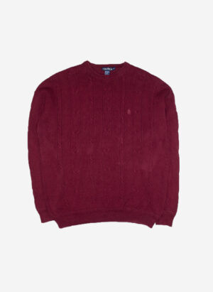 Vintage Nautica Knitsweater rot