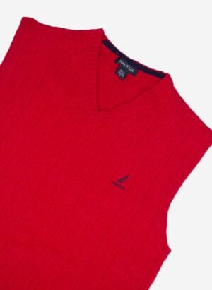 Vintage Nautica Woll Knitvest
