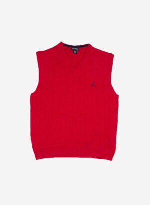 Vintage Nautica Woll Knitvest