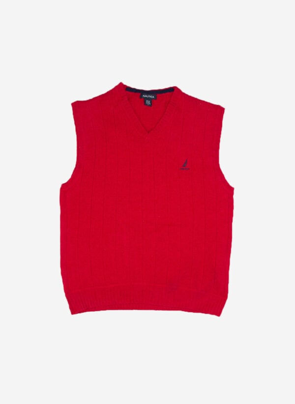 Vintage Nautica Woll Knitvest
