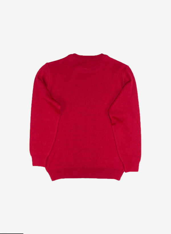 Vintage Wollpullover rot – Bild 3