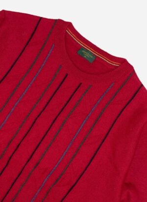 Vintage Wollpullover rot