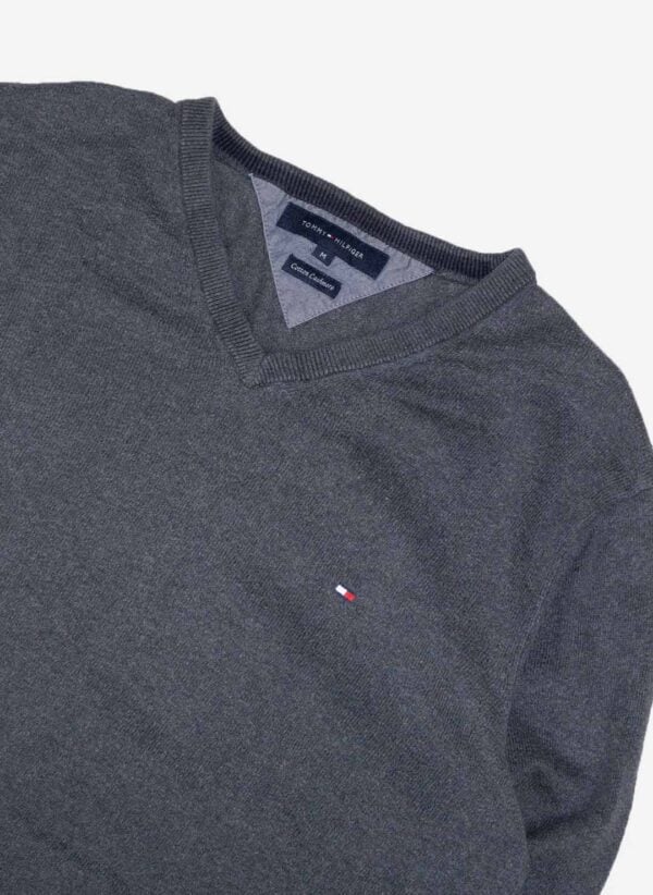 Tommy Hilfiger Kaschmir Sweater grau – Bild 2