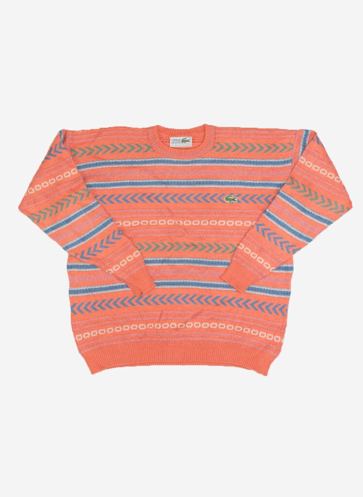 Vintage 80s Chemise Lacoste Wollpullover