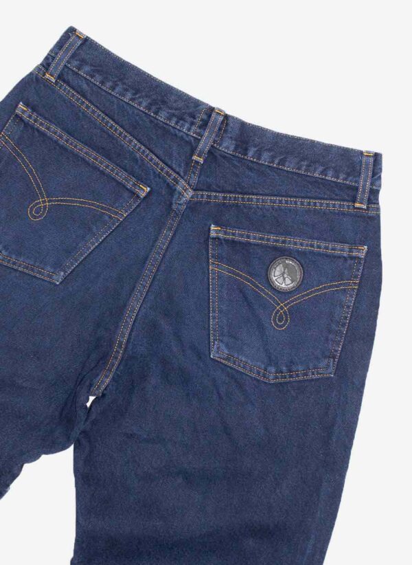 Vintage 90s Moschino Jeans dunkelblau – Bild 3