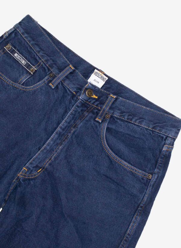 Vintage 90s Moschino Jeans dunkelblau – Bild 4