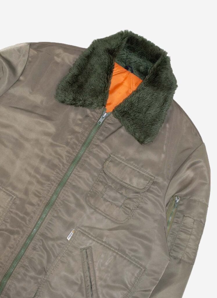 Vintage Bomberjacke olive