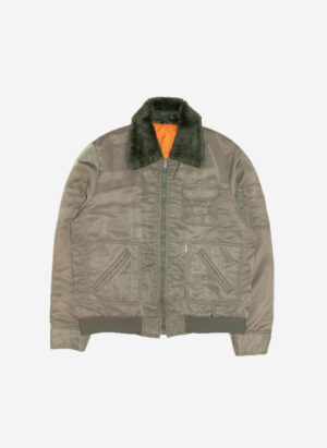 Vintage Bomberjacke olive
