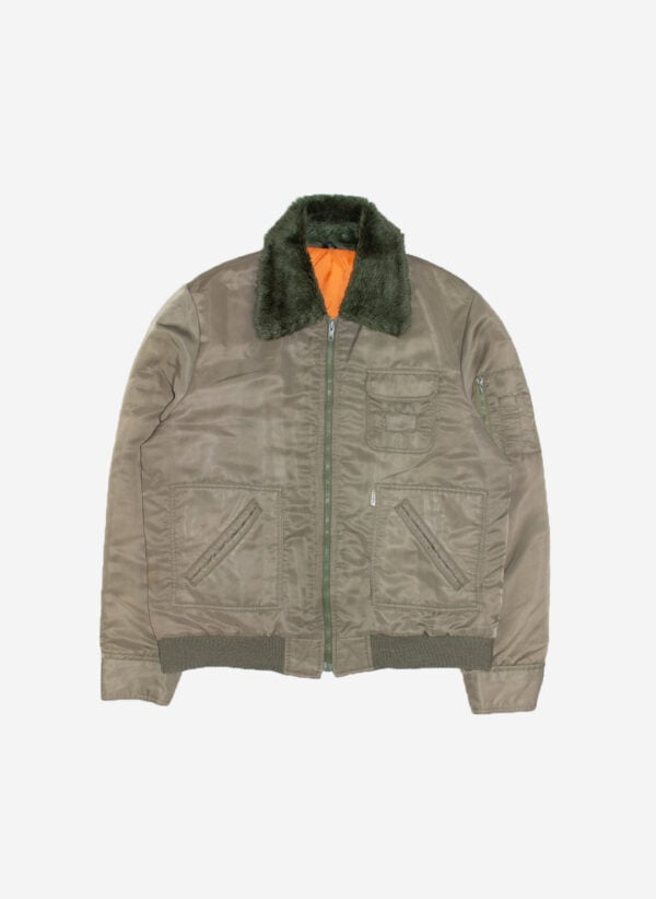 Vintage Bomberjacke olive