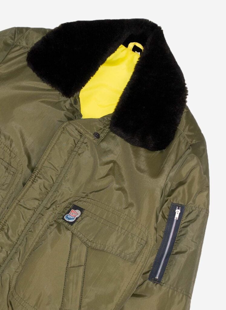 Vintage Bomberjacke oliv