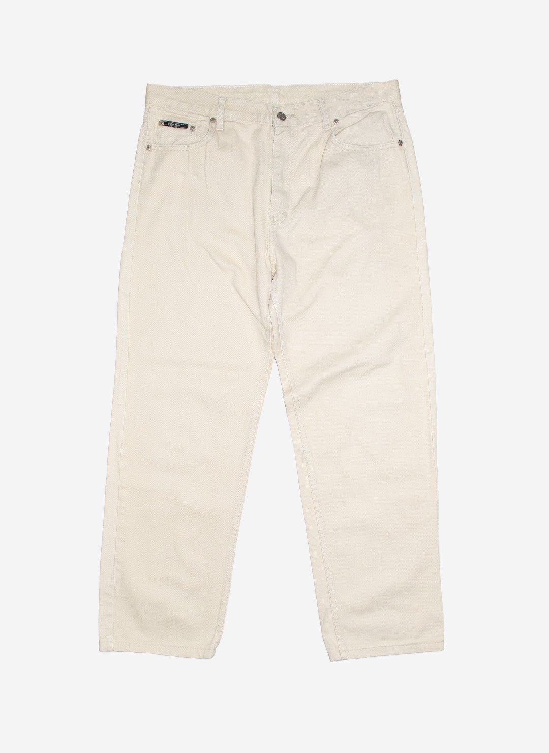 Vintage Calvin Klein relaxed Jeans beige – Bild 2