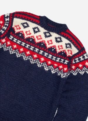Vintage Handknit Wollpullover