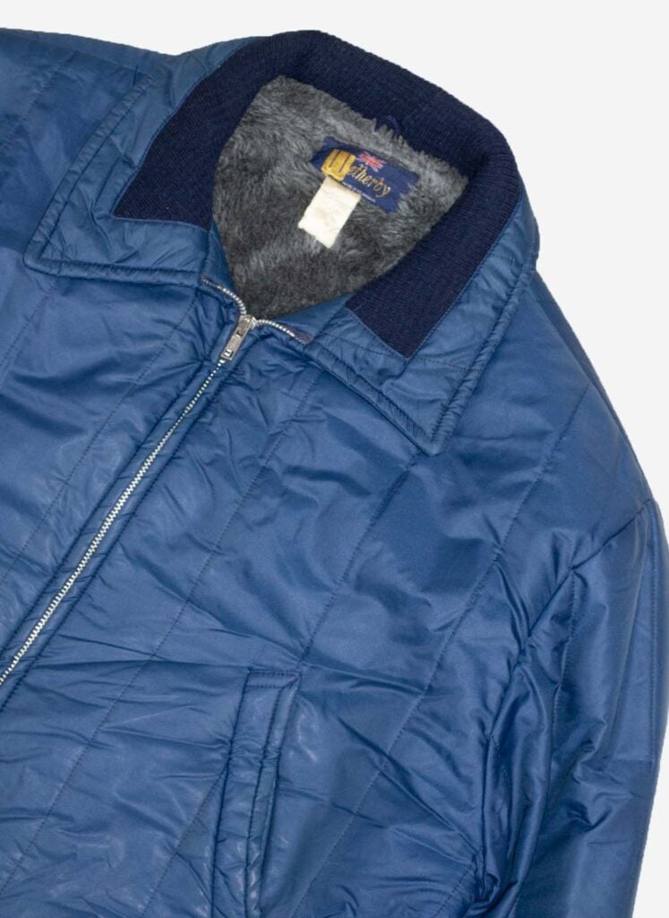 Vintage Nylonmantel gefüttert