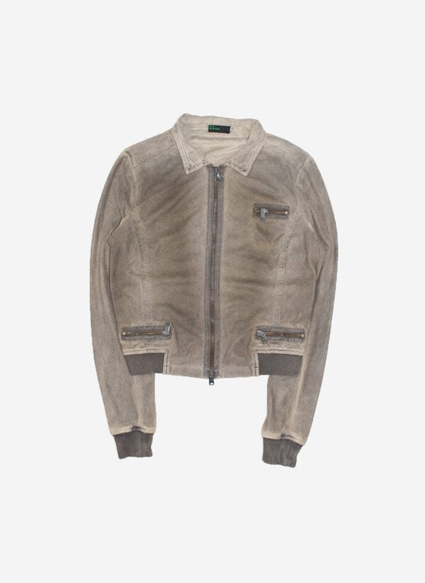 Benetton women's Kunstlederjacke