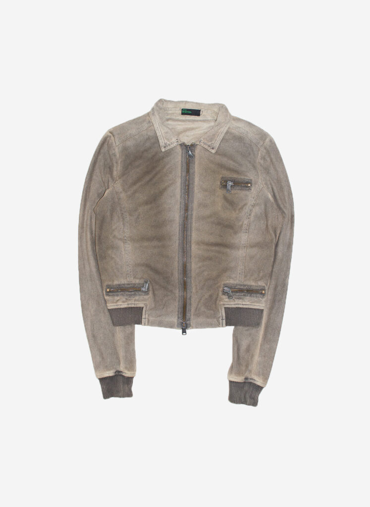 Benetton women's Kunstlederjacke