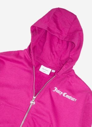 Juicy Couture Ziphoodie cropped pink
