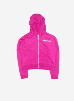 Juicy Couture Ziphoodie cropped pink