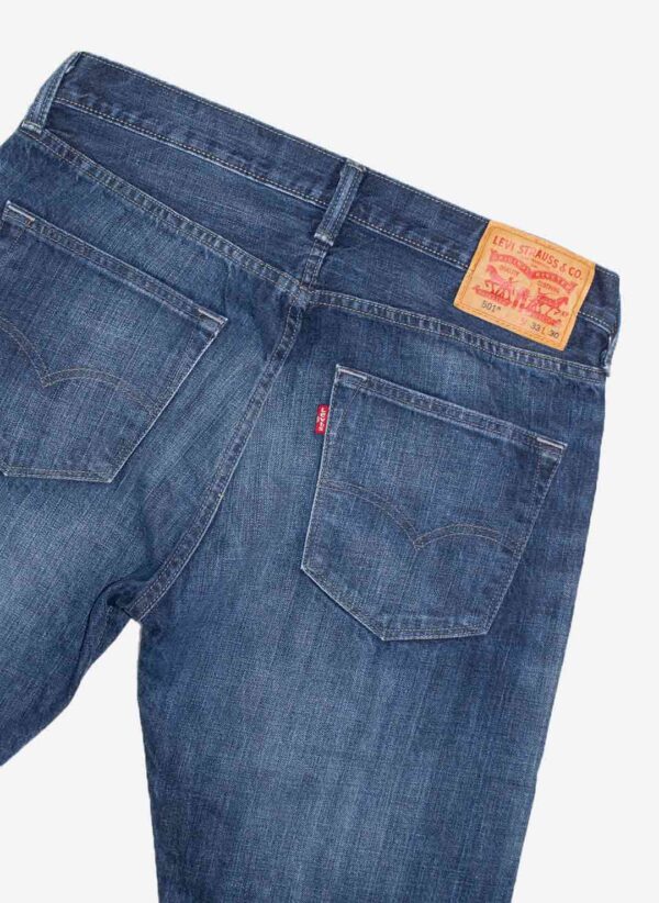 Levi's 501 Jeans dunkelblau – Bild 3
