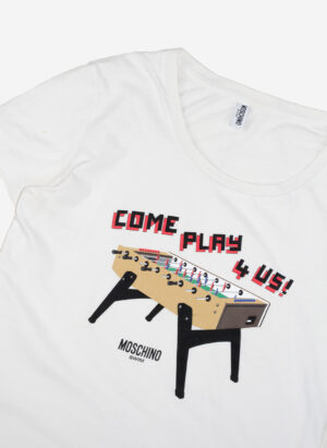 Moschino “Come play 4 us” women’s T-Shirt