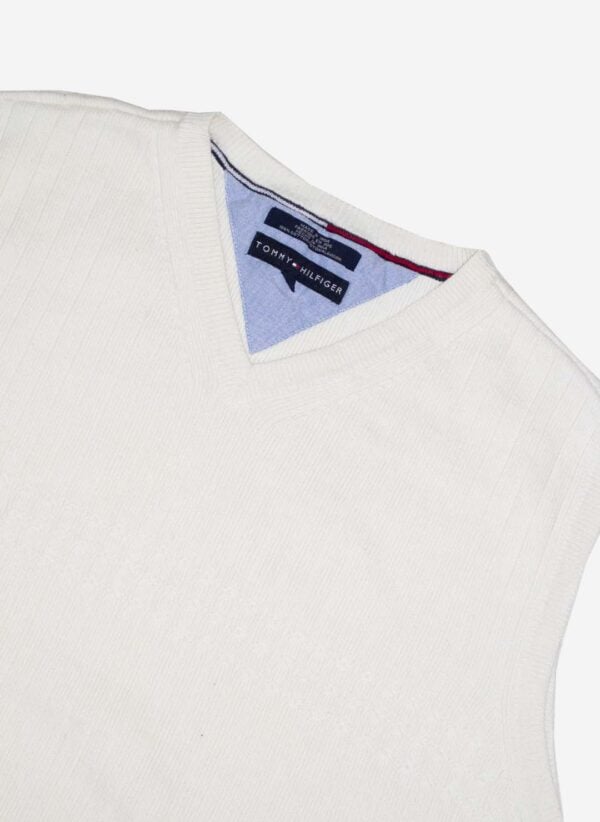 Tommy Hilfiger Knit Vest weiß – Bild 2