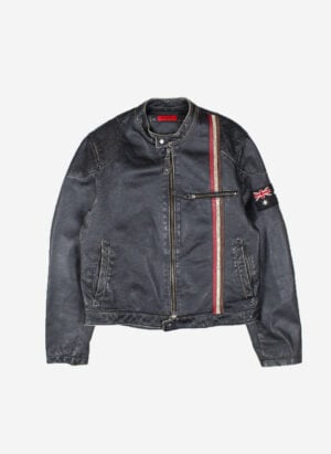 Vintage Abrams Biker Lederjacke