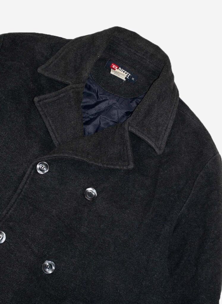 Vintage Diesel Mantel schwarz