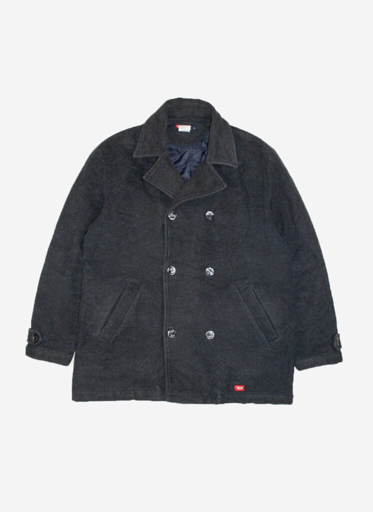 Vintage Diesel Mantel schwarz