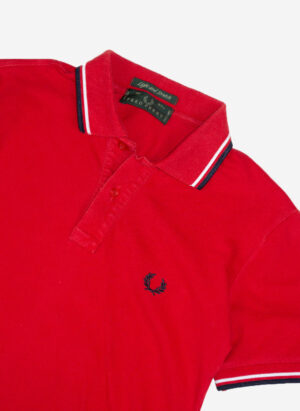 Vintage Fred Perry Poloshirt rot