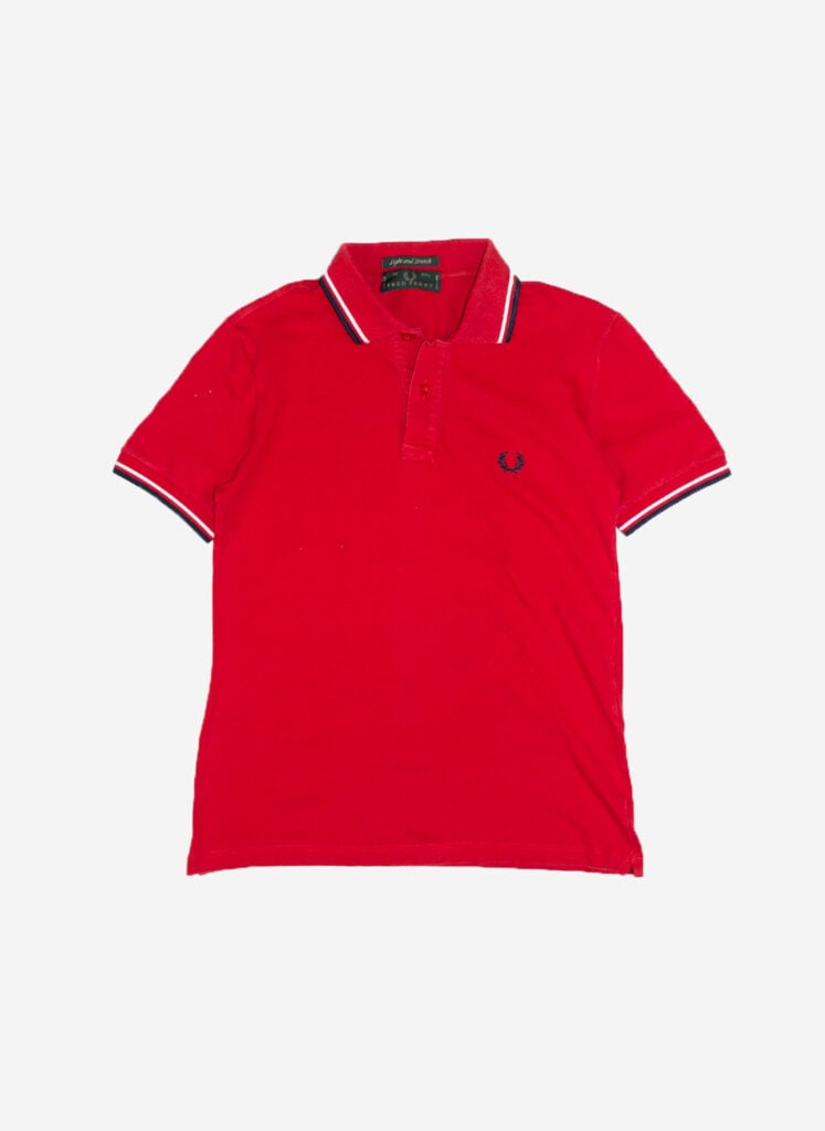 Vintage Fred Perry Poloshirt rot