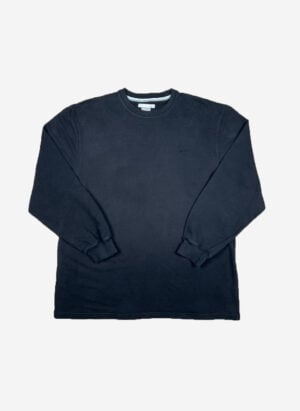 Vintage Y2K Nike Sweater schwarz faded