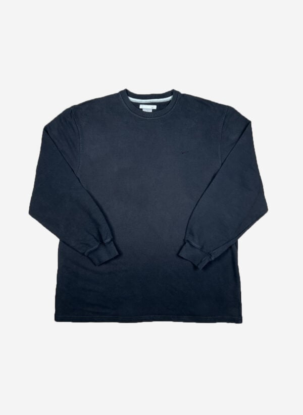 Vintage Y2K Nike Sweater schwarz faded