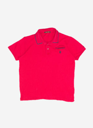 Vintage Roberto Cavalli Poloshirt rot
