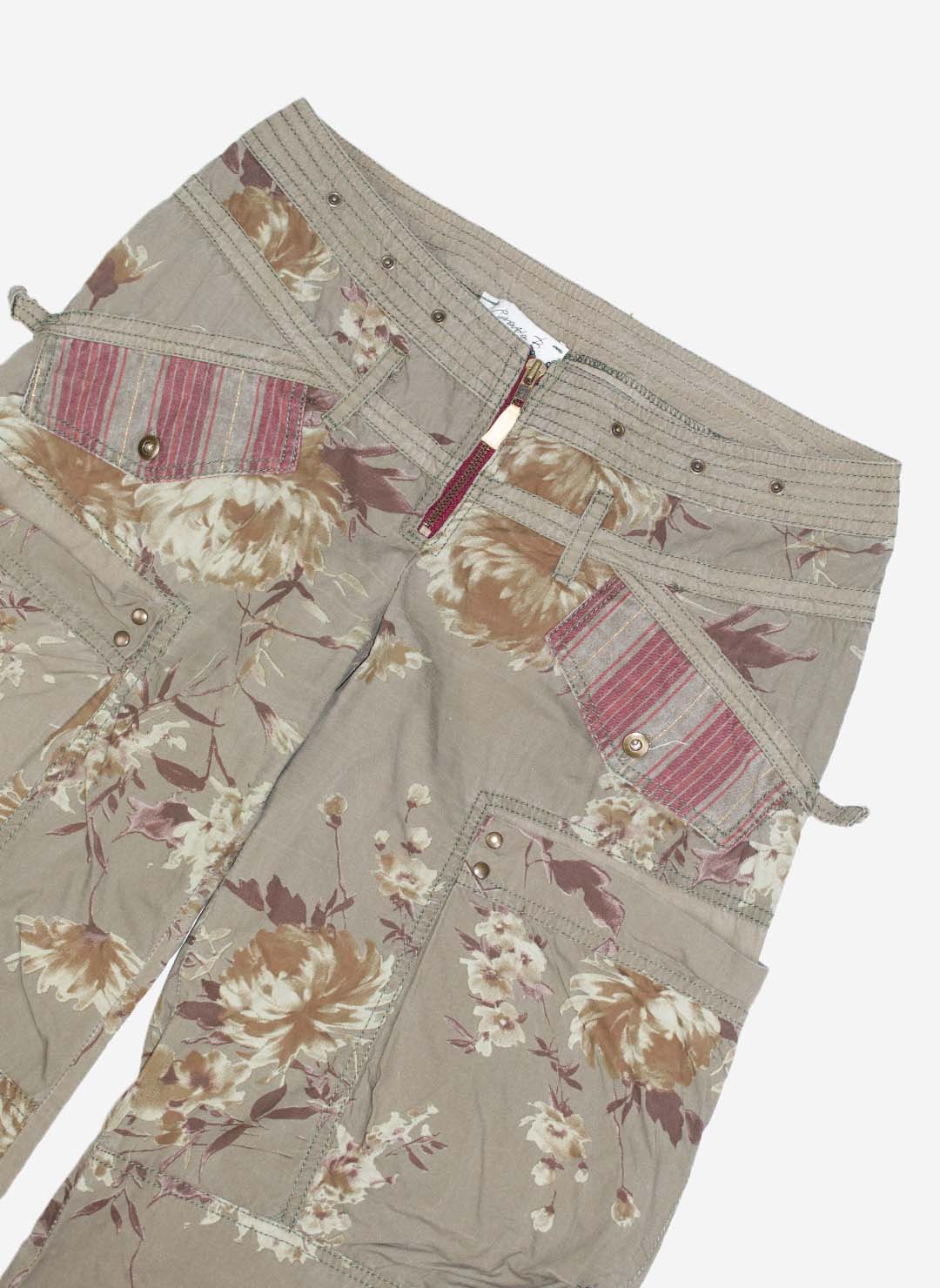 Vintage women's flared Baggypants flowers – Bild 3